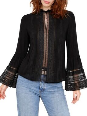 Heartloom Lace Bell Sleeve Blouse Romantic Victorian